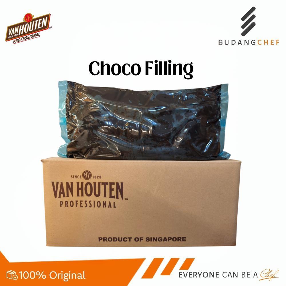 

Van Houten Profesional Dark Compound Chocolate Filling 5 Kg - sweet dark compound chocolate filling van Houten professional