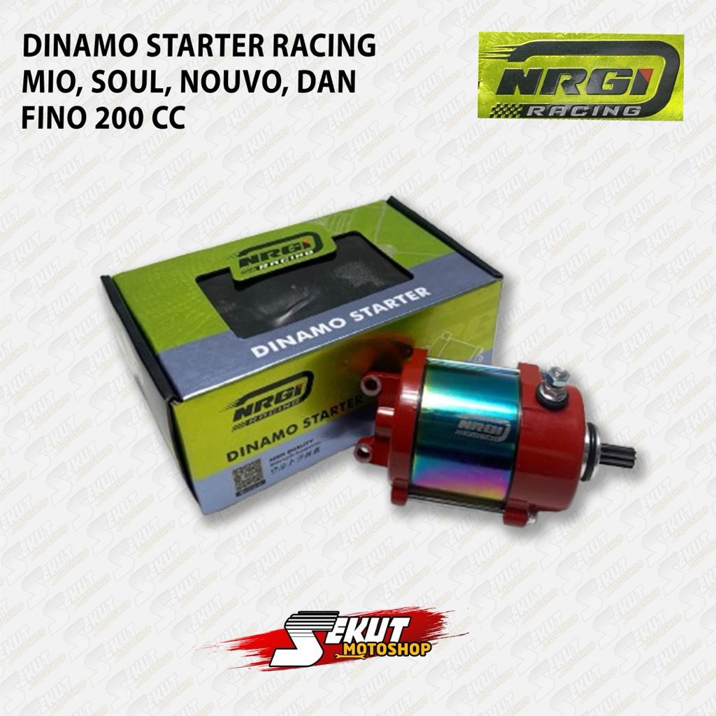 DINAMO STARTER MIO 200 CC NOUVO 200 CC SOUL 200 CC NRGI RACING ORIGINAL