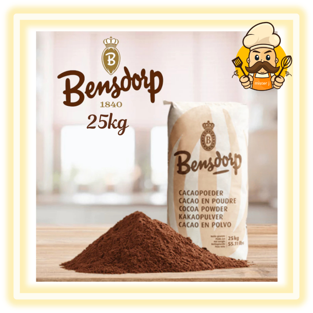 

READY!! Bensdrop Cocoa Powder 22/24 made in Malaysia 25kg EXP 28-6-2026 | Kemasan Pabrik | Coklat Bubuk Premium BENSDROP MALAYSIA Siap Pakai