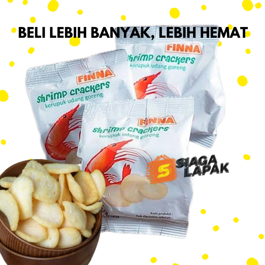 

Finna Kerupuk Udang Bawang ECERAN 1 PCS SKrupuk Goreng Matang Siap Makan [BELI BANYAK LEBIH MURAH]