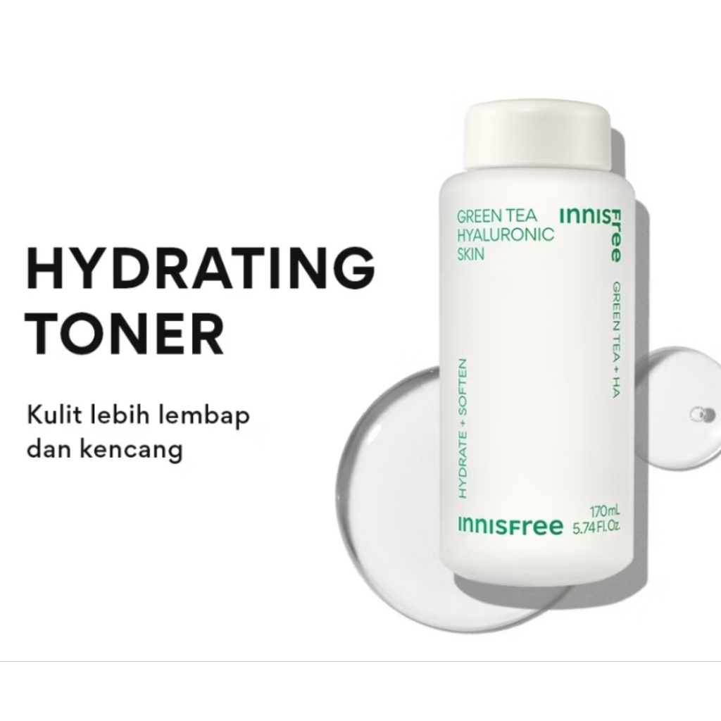 Innisfree Green Tea Hyaluronic Skin Toner 170ml