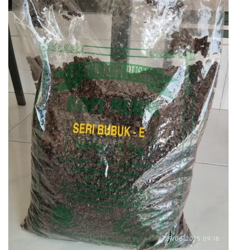 

Grosir 5 Kg Kopi Saring/Kasar Aceh Cap Pusaka Seri E