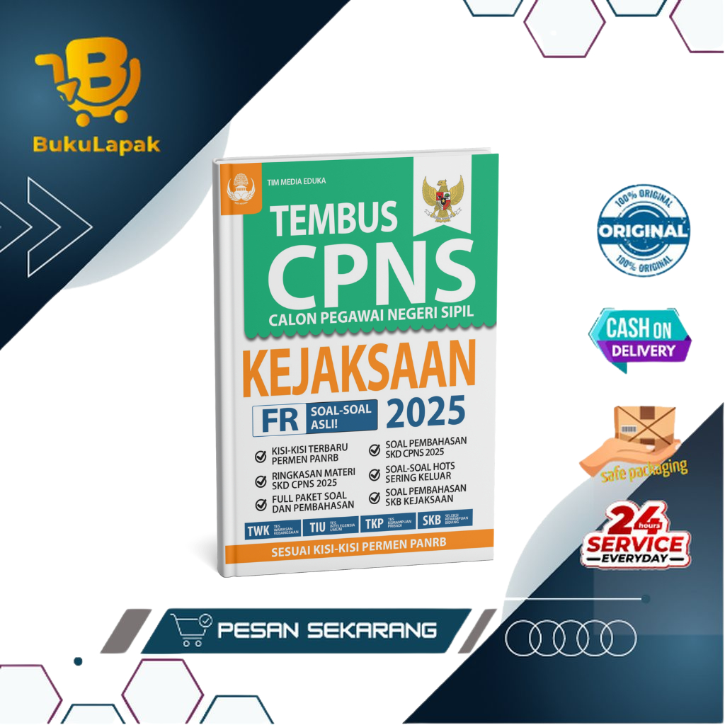 Buku Tes CPNS PPPK - Tebus TES CPNS KEJAKSAAN 2025 - CPNS Kejaksaan
