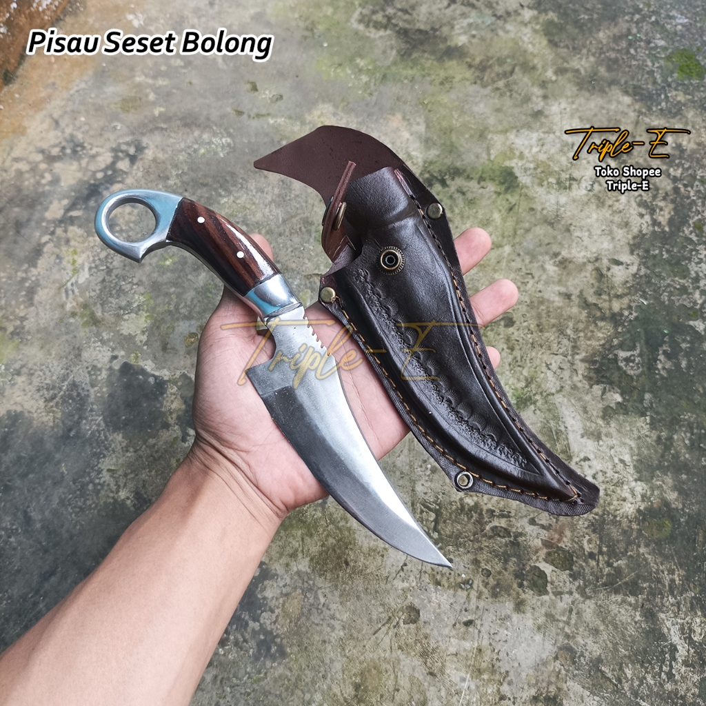 Pisau Skinner Pisau Dapur Pisau Seset Sarung Kulit