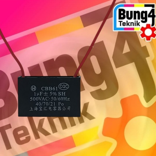 KOMPONEN ELEKTRONIK KAPASITOR CBB61 1uF 500v