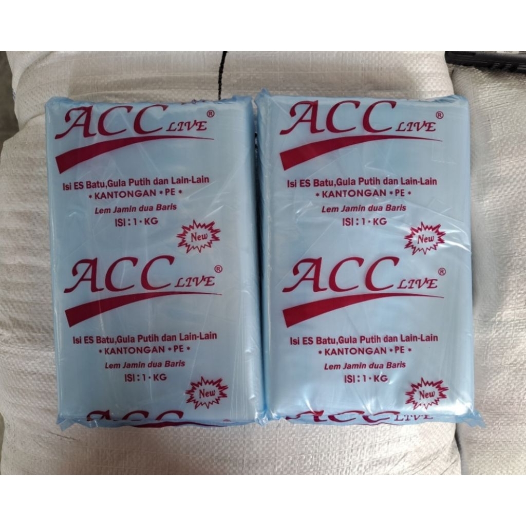 Plastik PE / Gula Merk ACC 18X25