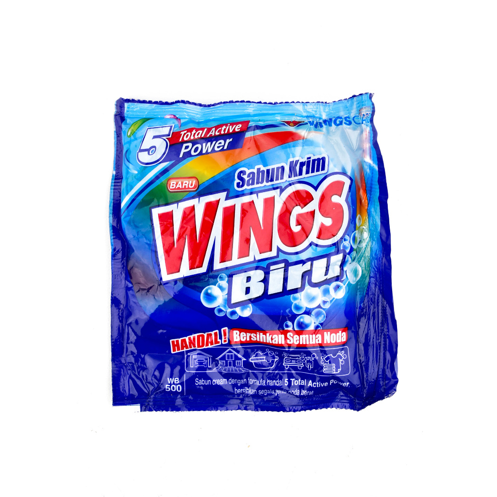 Wings Biru 500 Sabun Cream Colek