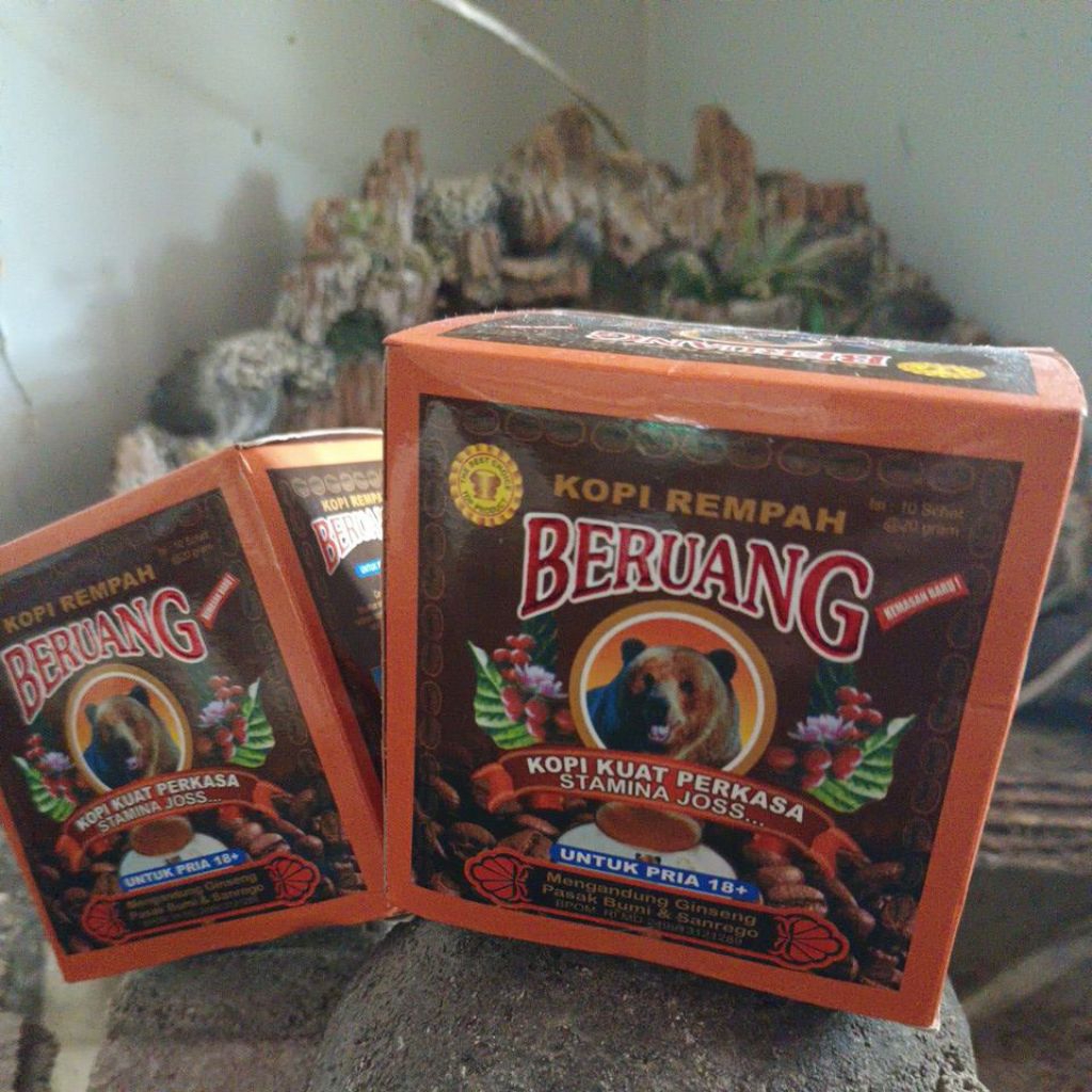 

Kopi kemasan coklat