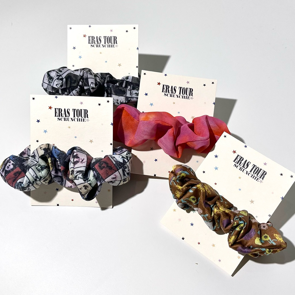 Eras tour Taylor Swift Scrunchie / Ikat rambut Taylor Swift / aksesoris taylor swift / Eras tour mer