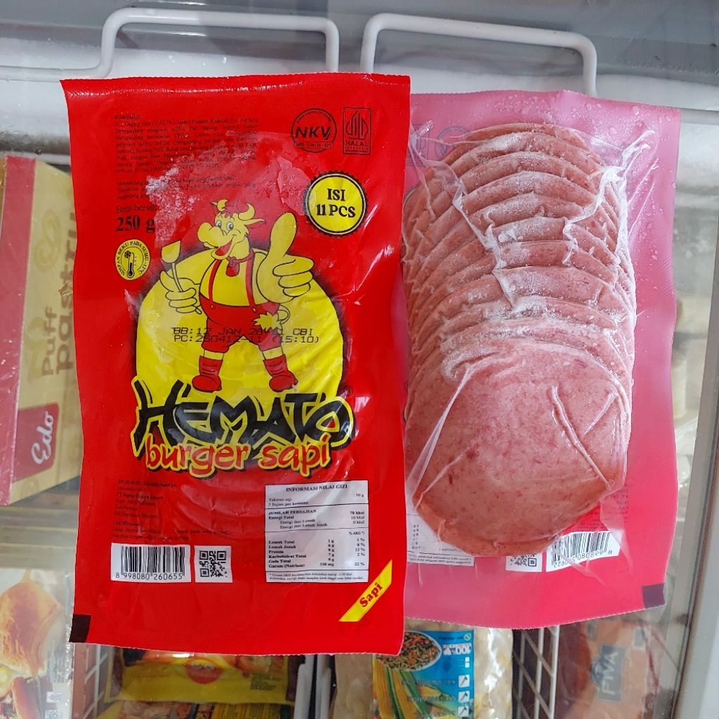 

Hemato Beef Burger isi 11
