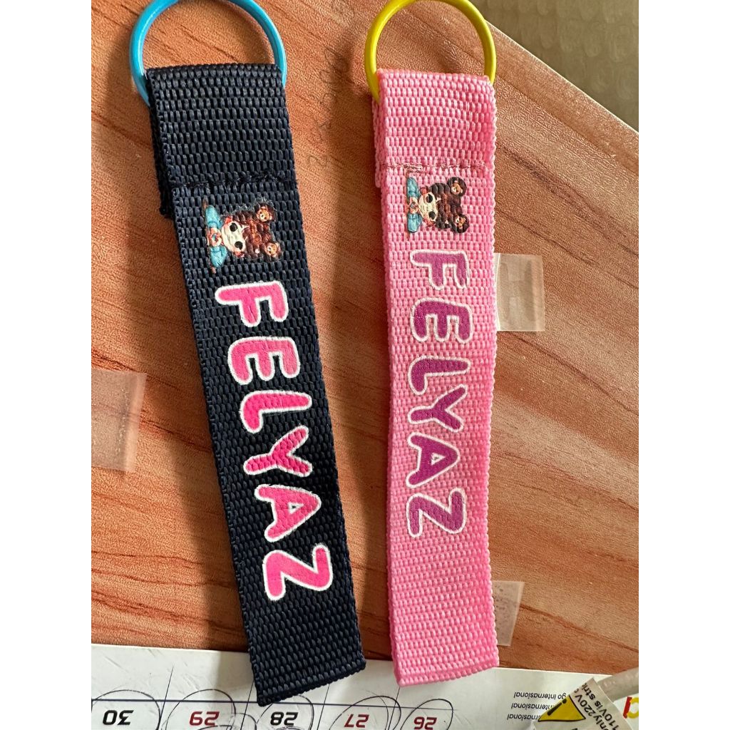 Gantungan Tas Anak / Custom nama anak / Custom Bag Tag Anak / Luggage Tag / Souvenir Ultah Anak / Na