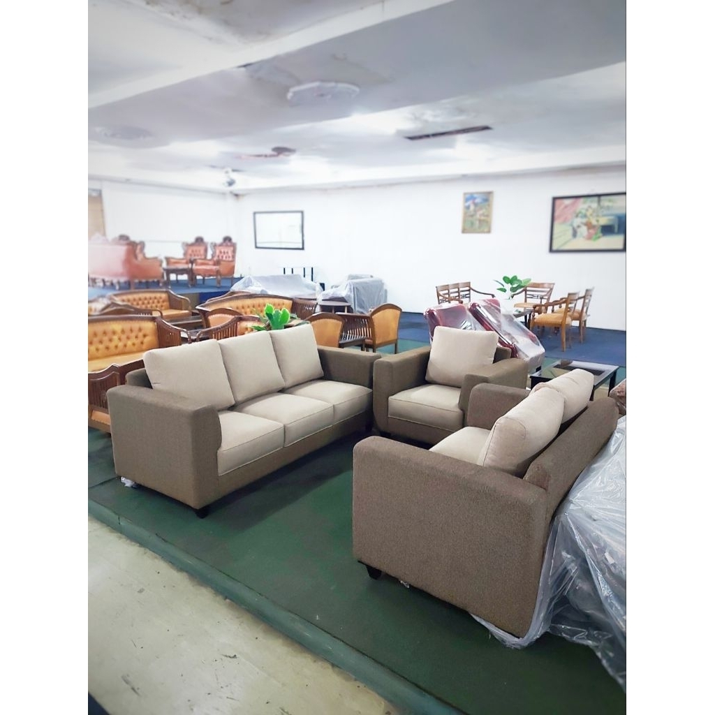 SET Sofa Velma 321 seater - Kursi Tamu - Sofa Bungkus