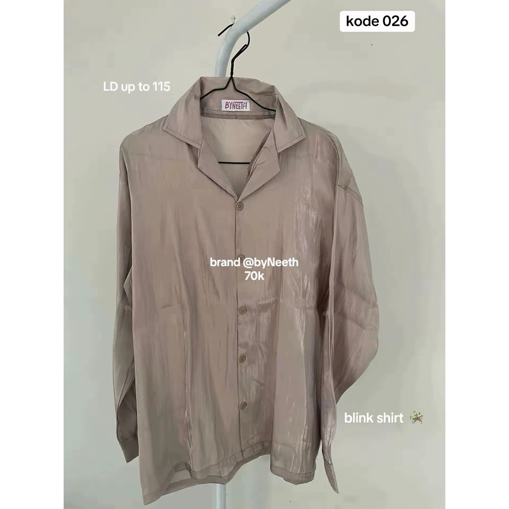kemeja blink byneeth