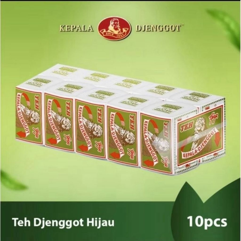 

Teh Tubruk Melati Kepala Djenggot Hijau 10x40gr
