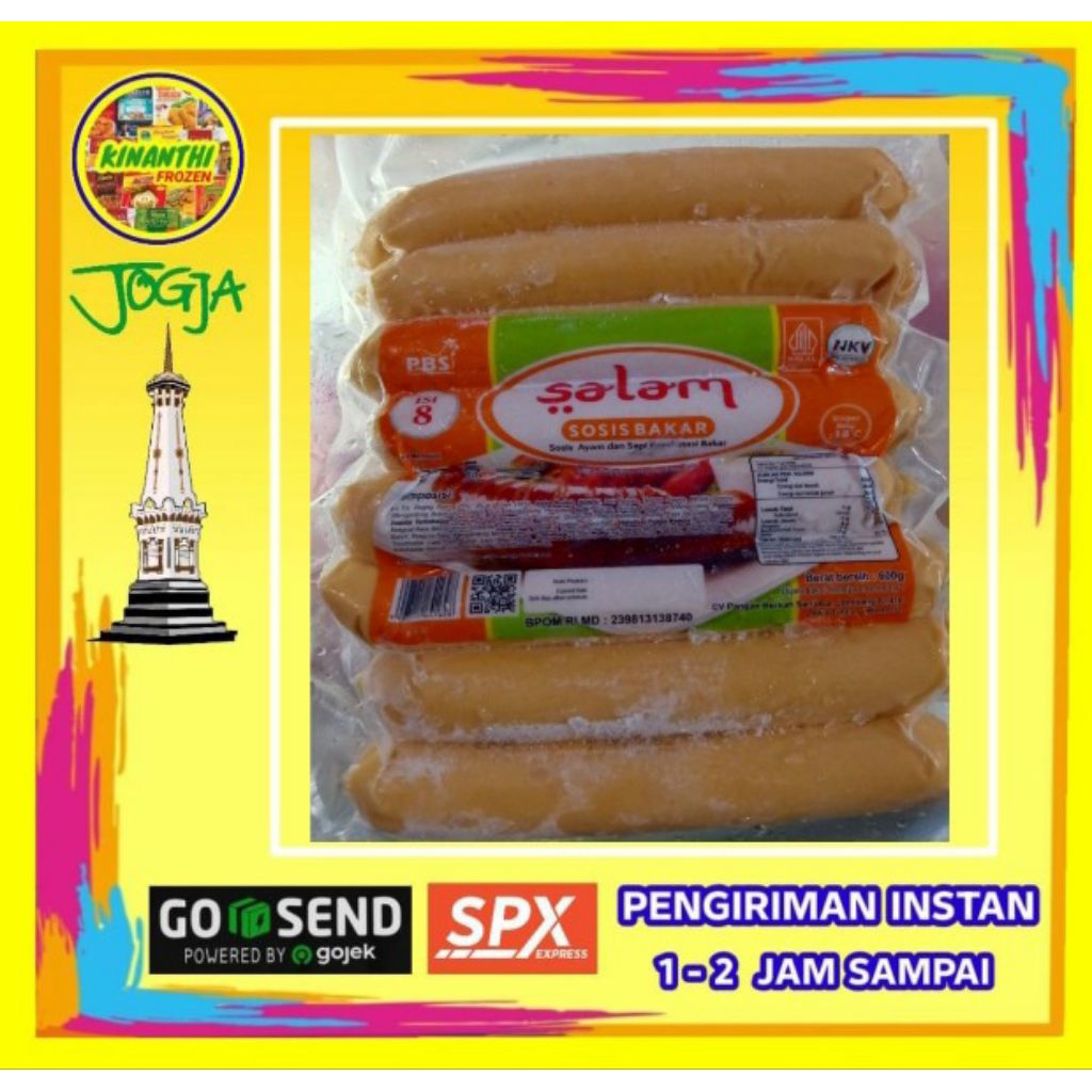 

Salam sosis ayam bakar jumbo isi 8,600gr