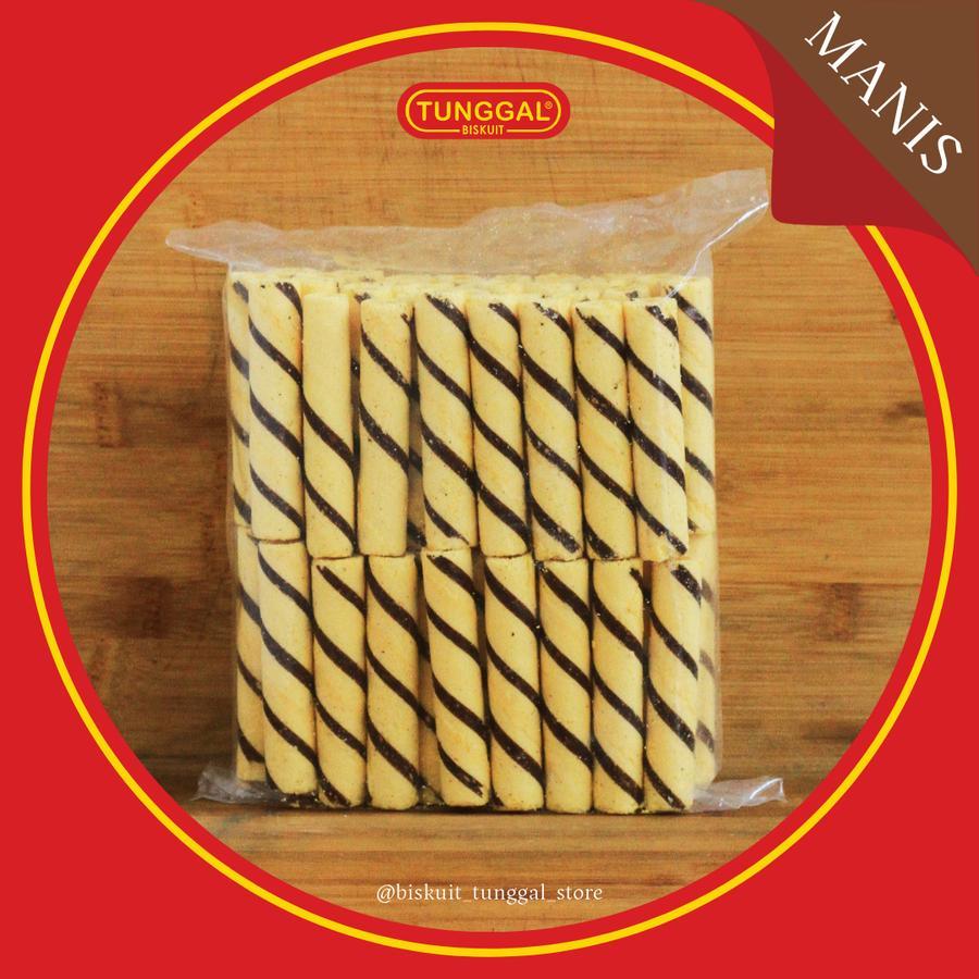 

TUNGGAL Snack Telur Gulung Biscuit Tunggal Bandung 420gr Manis dari Biskuit Tunggal Store