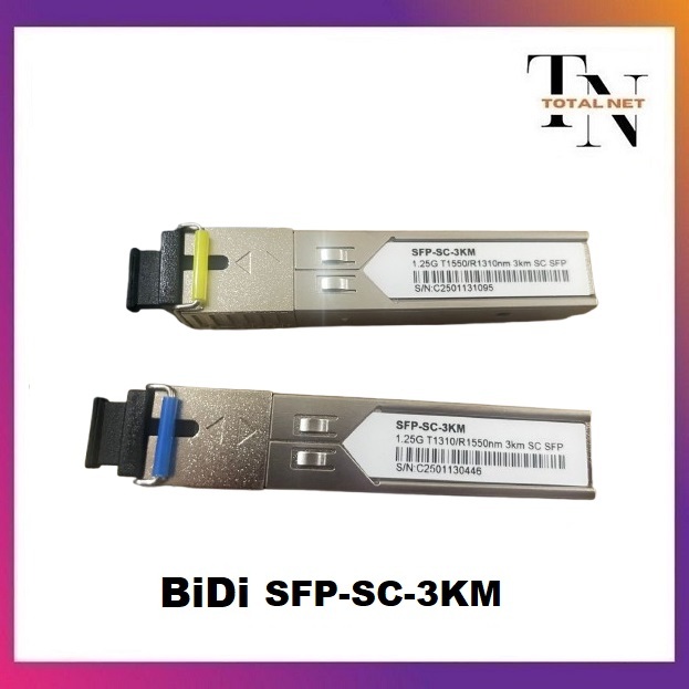 BIDI SFP-SC-3KM SM SC 1.25G SFP SC 3KM