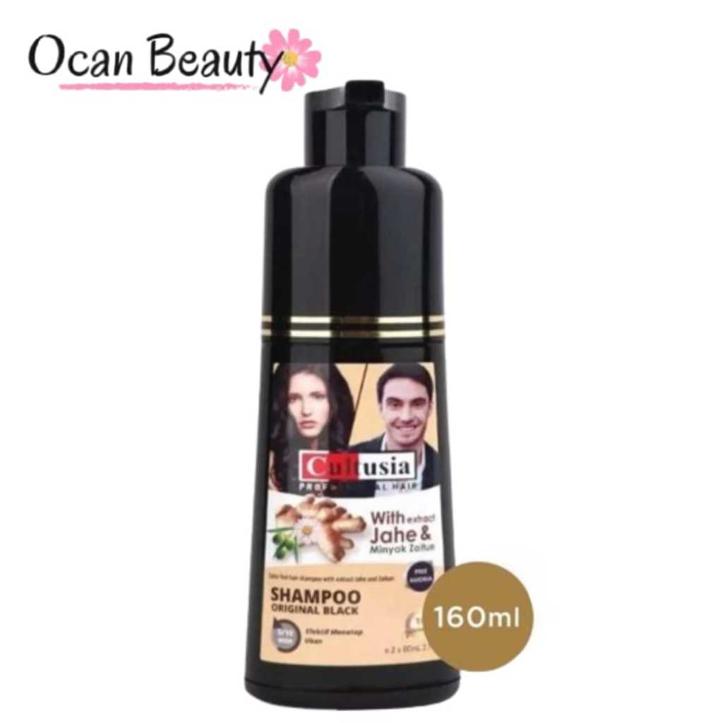 [Ocanbeauty] Cultusia Black Shampo/Cultusia Shampo Original Black/Shampo Penghitam Rambut/Semir Ramb