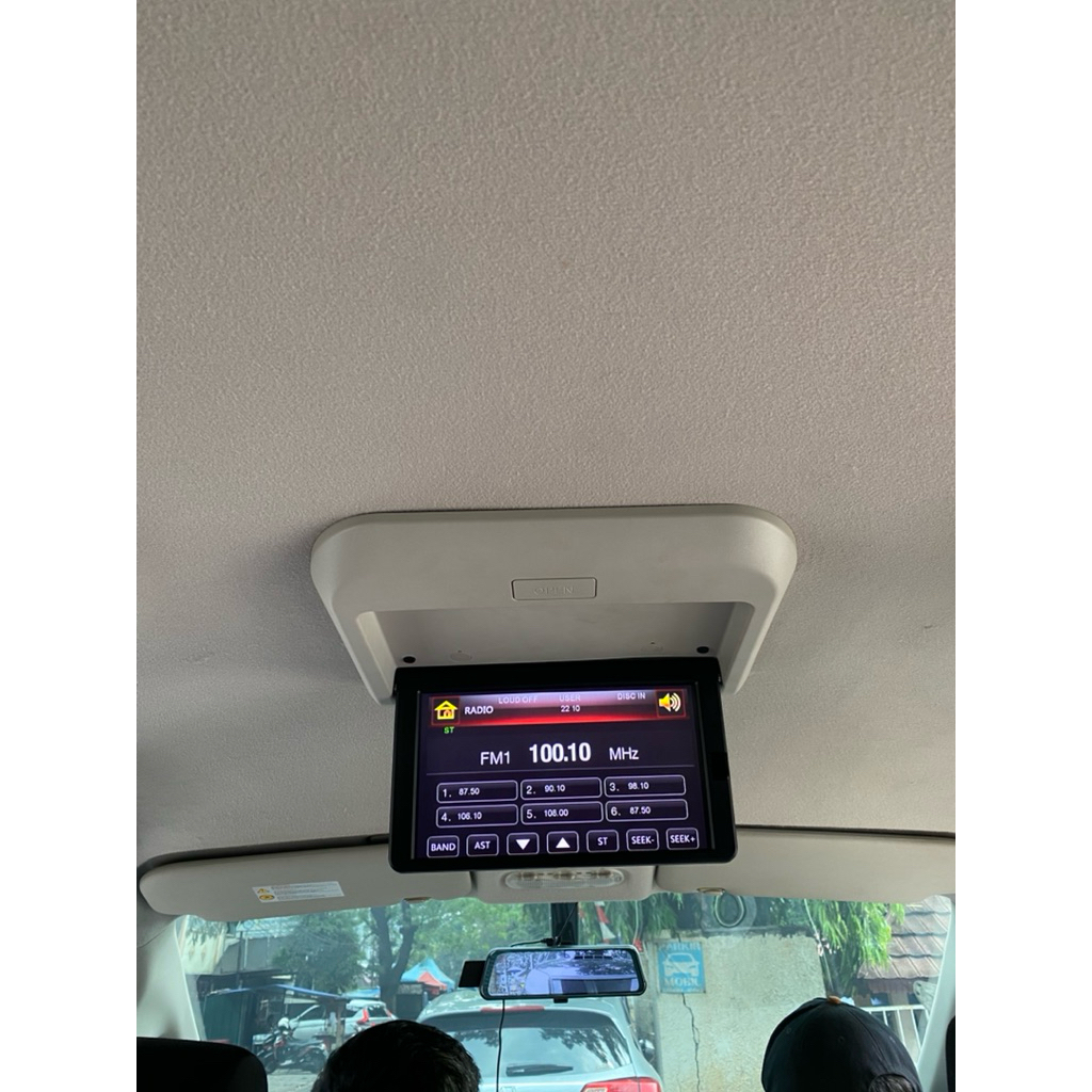 tv roof monitor nissan serena c26