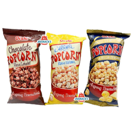 

Oishi Popcorn Bantal 20gr Satuan - Cemilan popcorn viral mantap termurah diskon enak