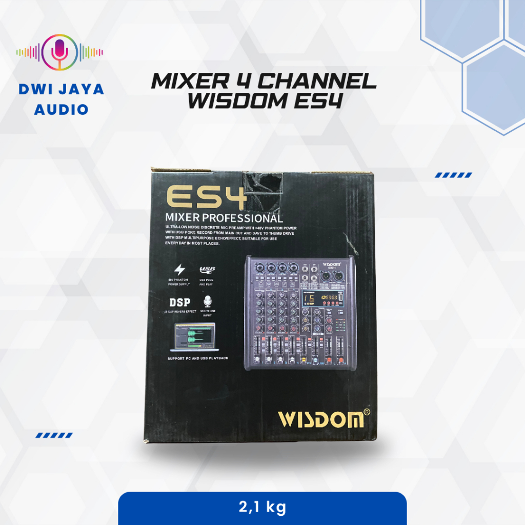 Mixer 4 Channel Wisdom ES4 | Mikser 4 cenel