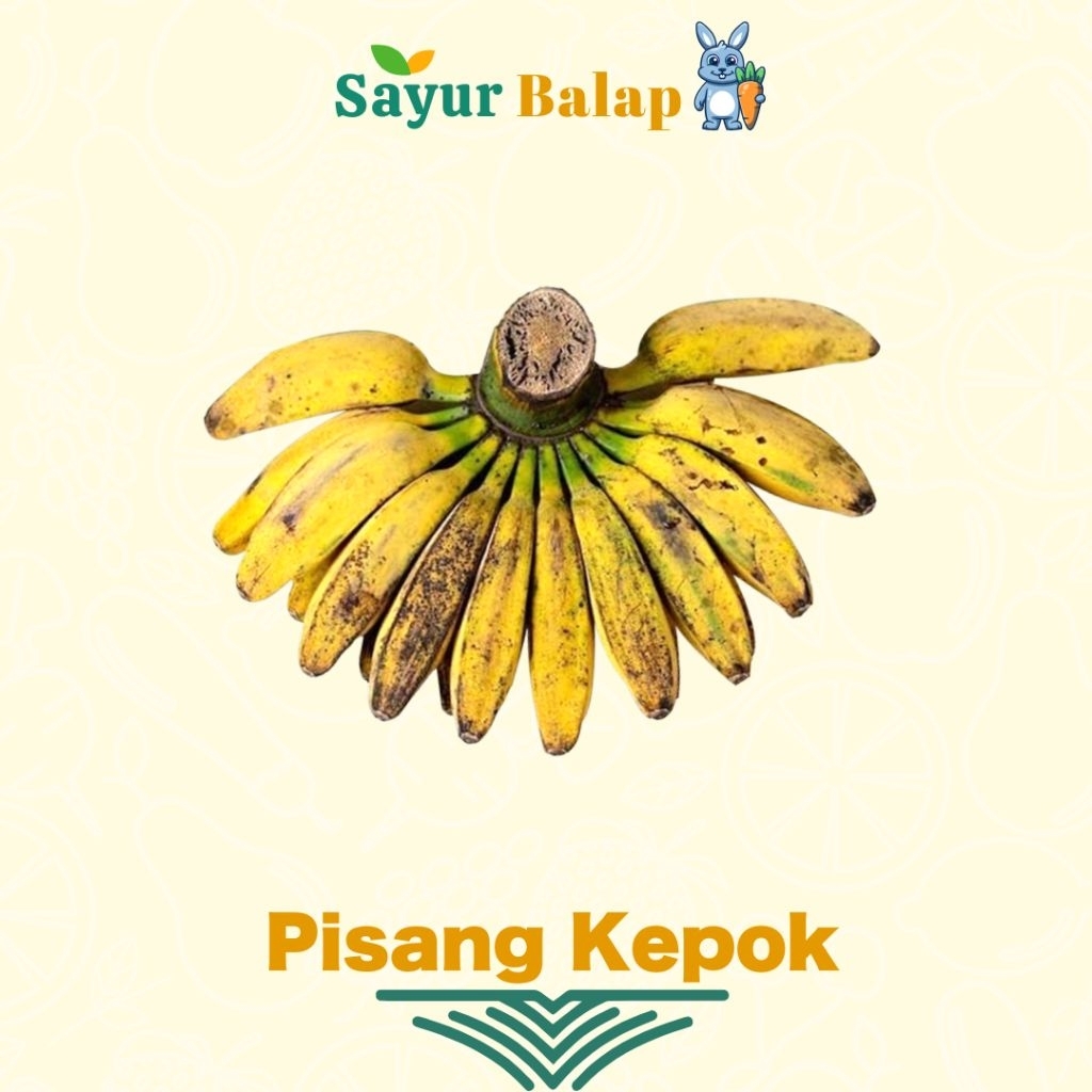 

Pisang Kepok - 1 Sisir - Sayur Balap Lampung