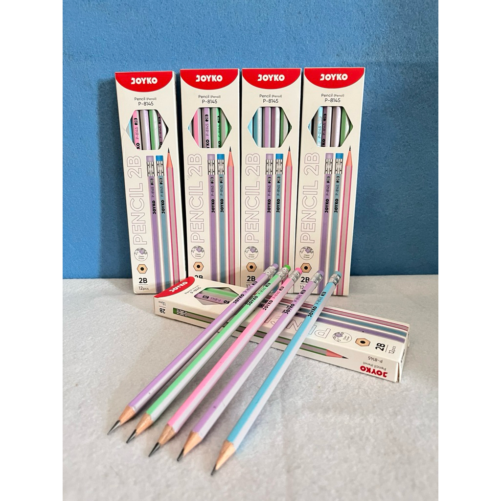 

Pensil 2B JOYKO P-8145 ( Sudah di raut ) 12pcs