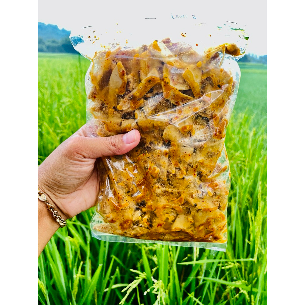 

BASRENG BUMBU KACANG DAUN JERUK 250 gram, PEDAS, MEDOK By Bunda Naira