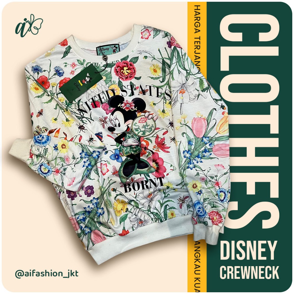 PRELOVED aifashion Sweater Disney x Gucci Sweater Minnie Mouse