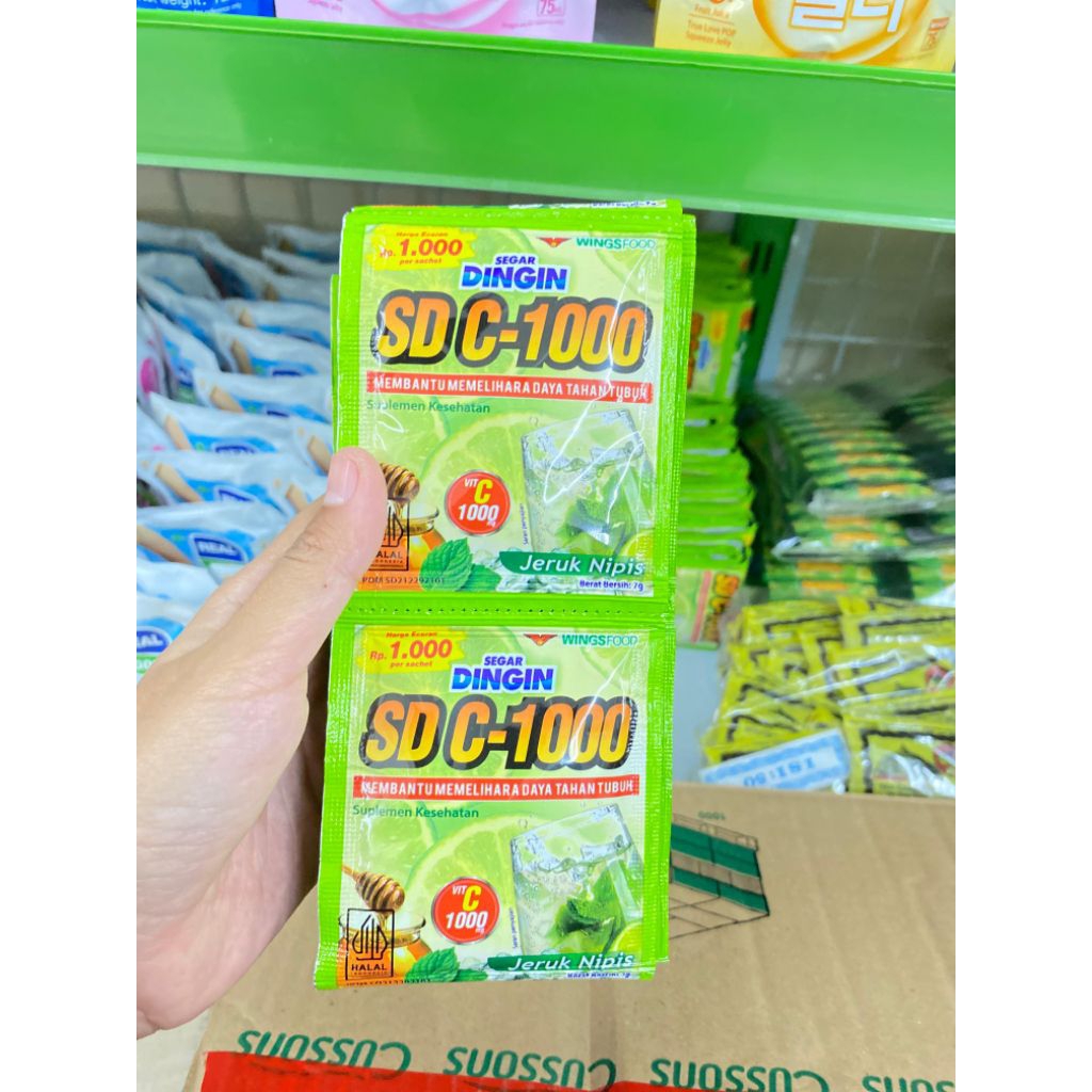 

Segar Dingin Sd C-1000 1renceng/12pcs (3renceng, 5renceng, 12renceng)