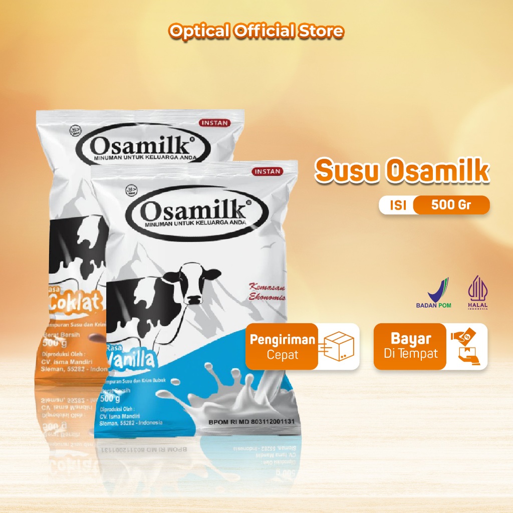 

Osamilk - Susu Bubuk Sapi Penambah Berat Badan isi 500 gr