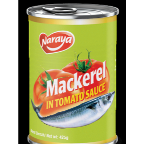 

Naraya Sardines, Mackerel in tomato Sauce 425gram /155gram