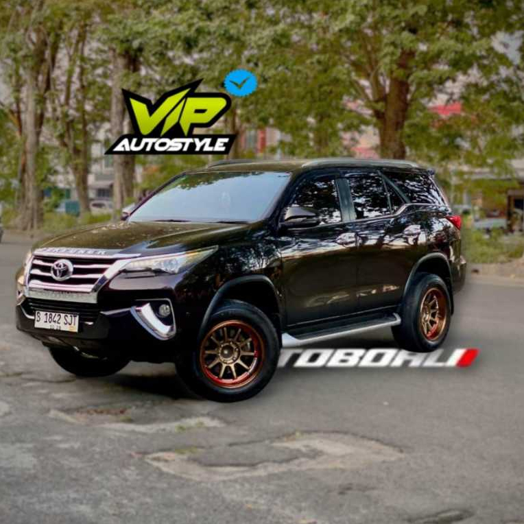 PAKETAN VELG BAN TERMURAH HSR TOBOALI RING 18 UNTUK FORTUNER DAN PAJERO TAMPILAN CUMI DARAT RING 18