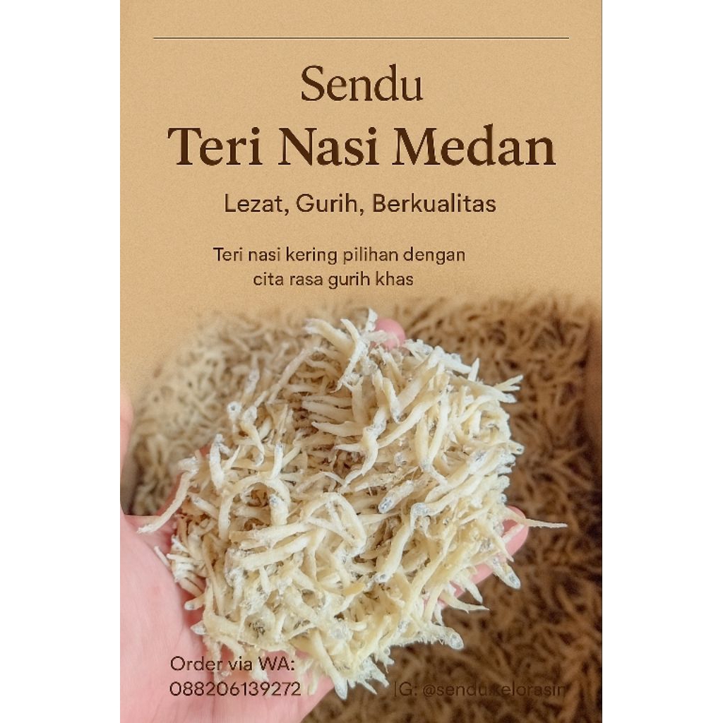 

TERI NASI MEDAN KUALITAS SUPER 100gr-1000gr READY!!!
