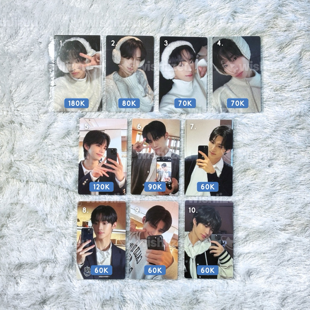 [read description] tws shinyu dohoon youngjae hanjin jihoon kyungmin | pc photocard poca pob benefit
