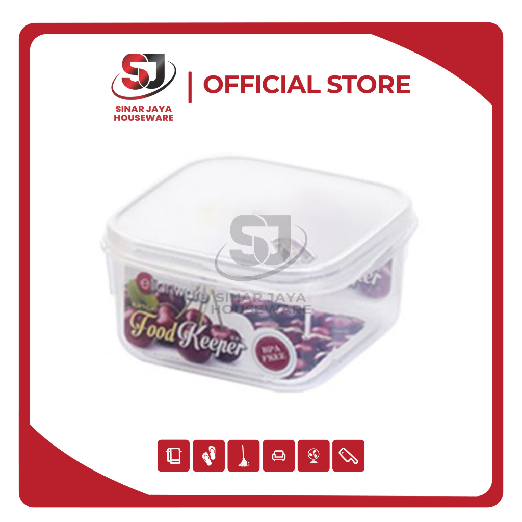 Tepak Makan/Tepak makan plastik/Tepak Makan Serbaguna/Tepak elianware/FOODKEEPER E1641 ELIANWARE