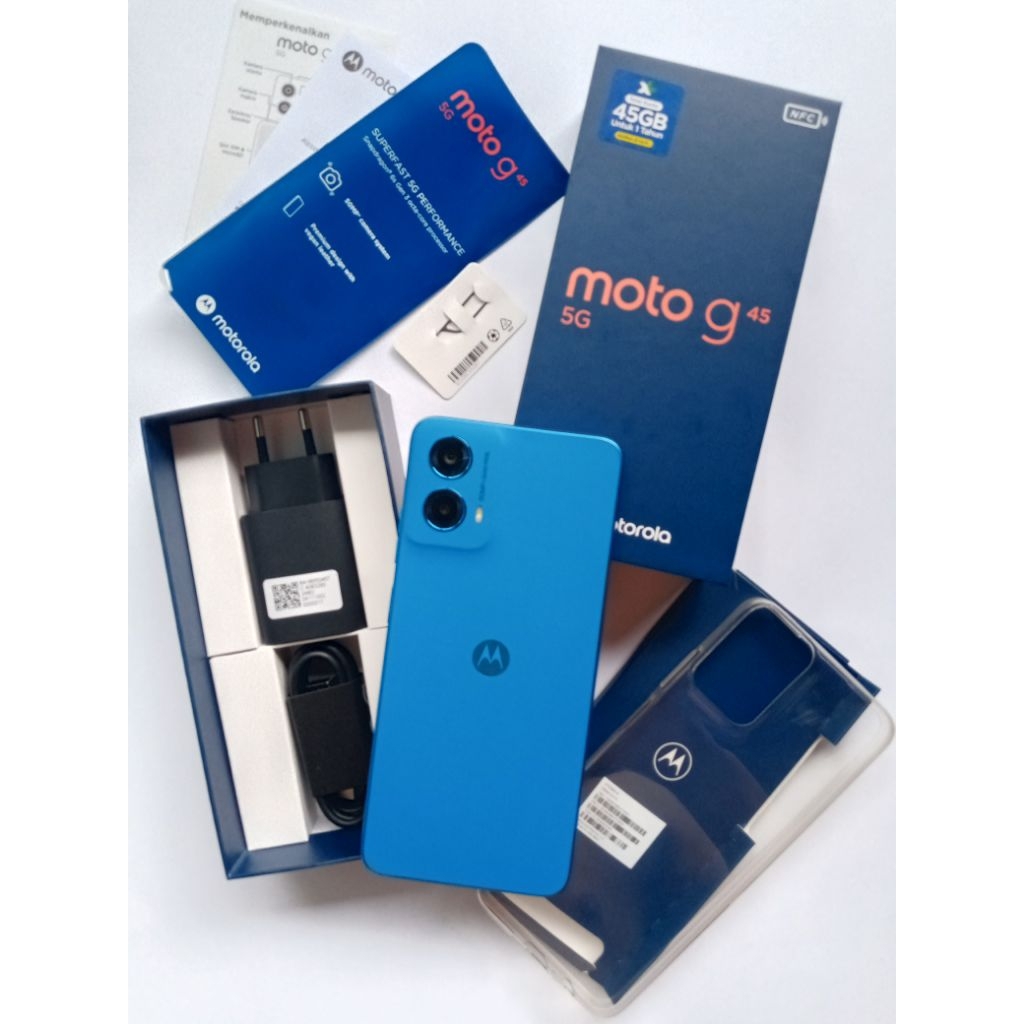 Motorola G45 5G 8/256 - Blue ( Bekas/Second )