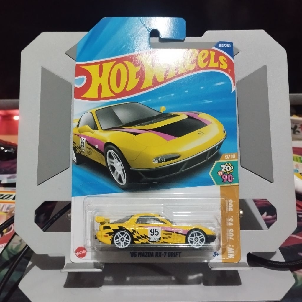hot wheels 95 mazda rx 7 drift