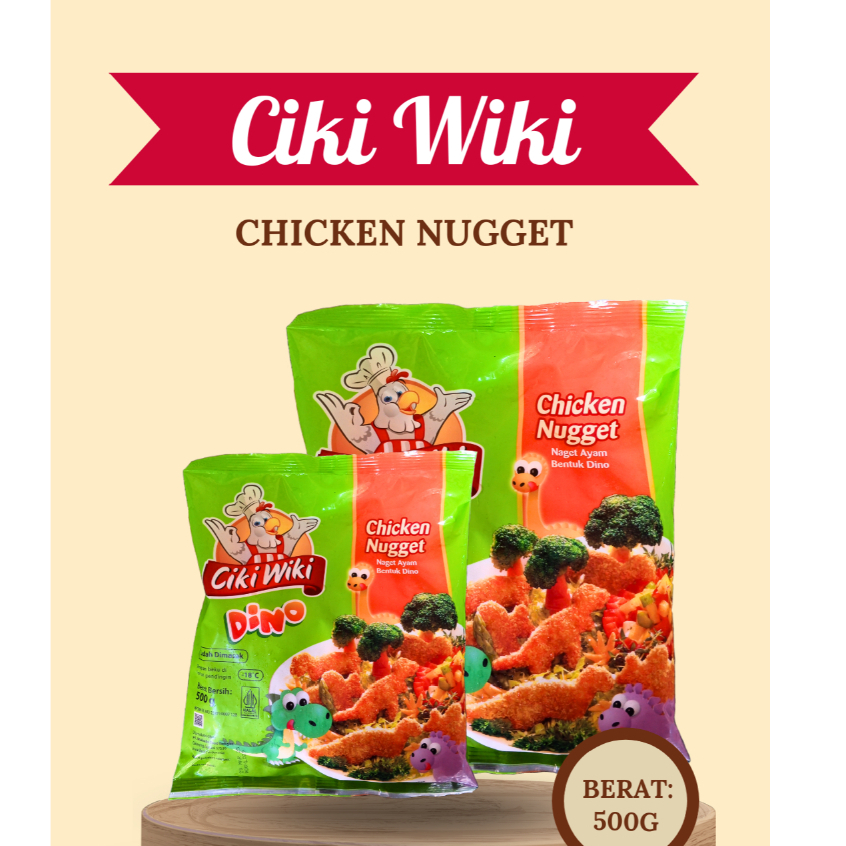 

ciki wiki chicken nugget 250 Gram dan 500 Gram 2 variant