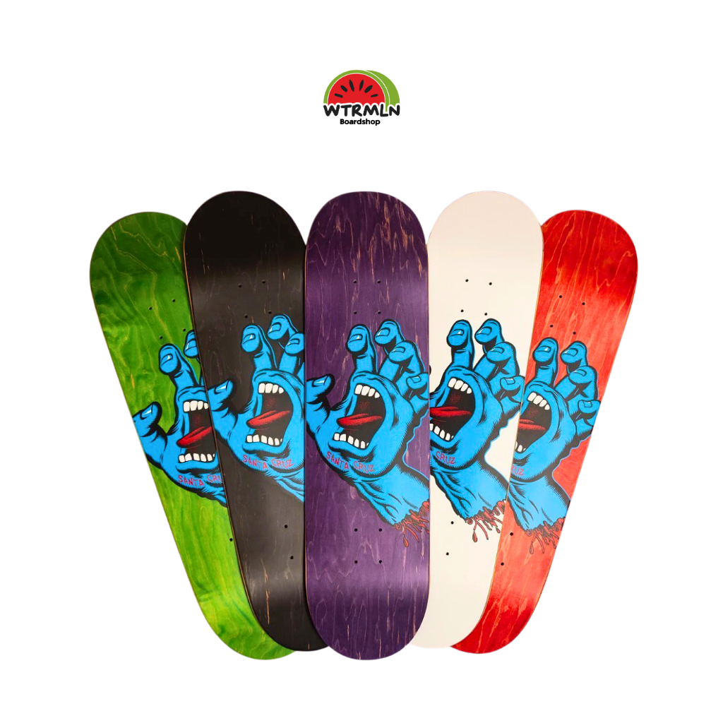 Screaming Hand Santa Cruz Skateboard Deck