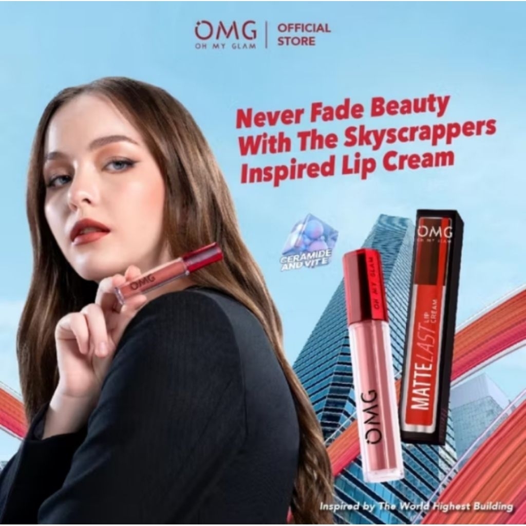 OH MY GLAM Matte Kiss Lip cream 3,5gr BPOM [[Modern Beauty ]]