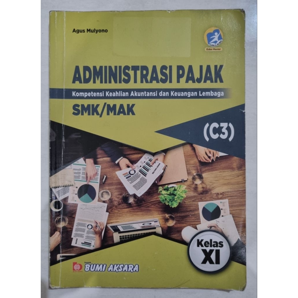 Buku Administrasi Pajak SMk/MAK (C3) kelas 2 SMA