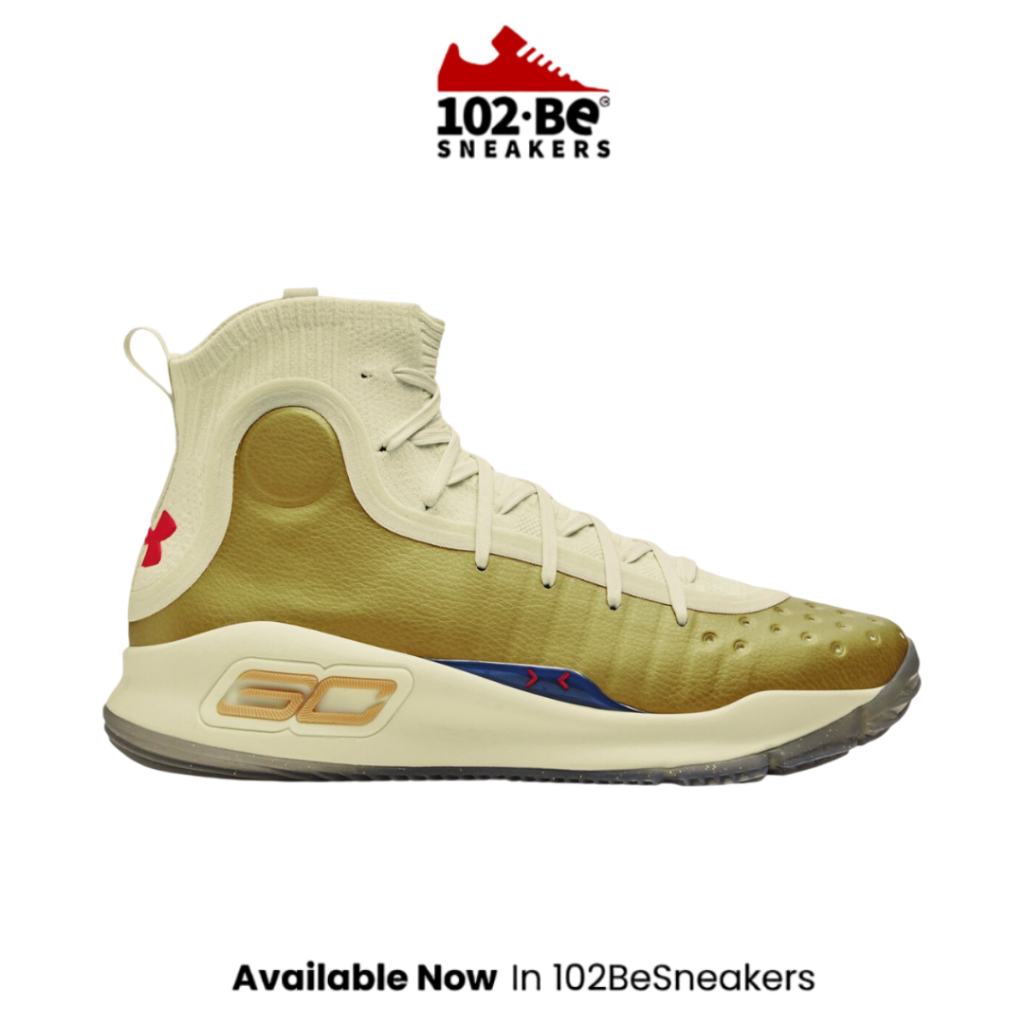 Sepatu Basket UA Men's Curry 4 Retro Lemon Ice