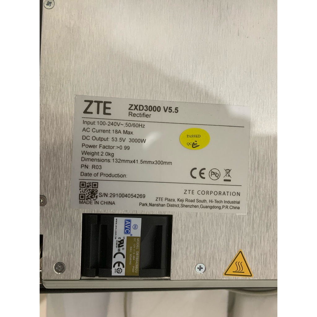 Rectifier Module ZTE ZXD3000 V5.5
