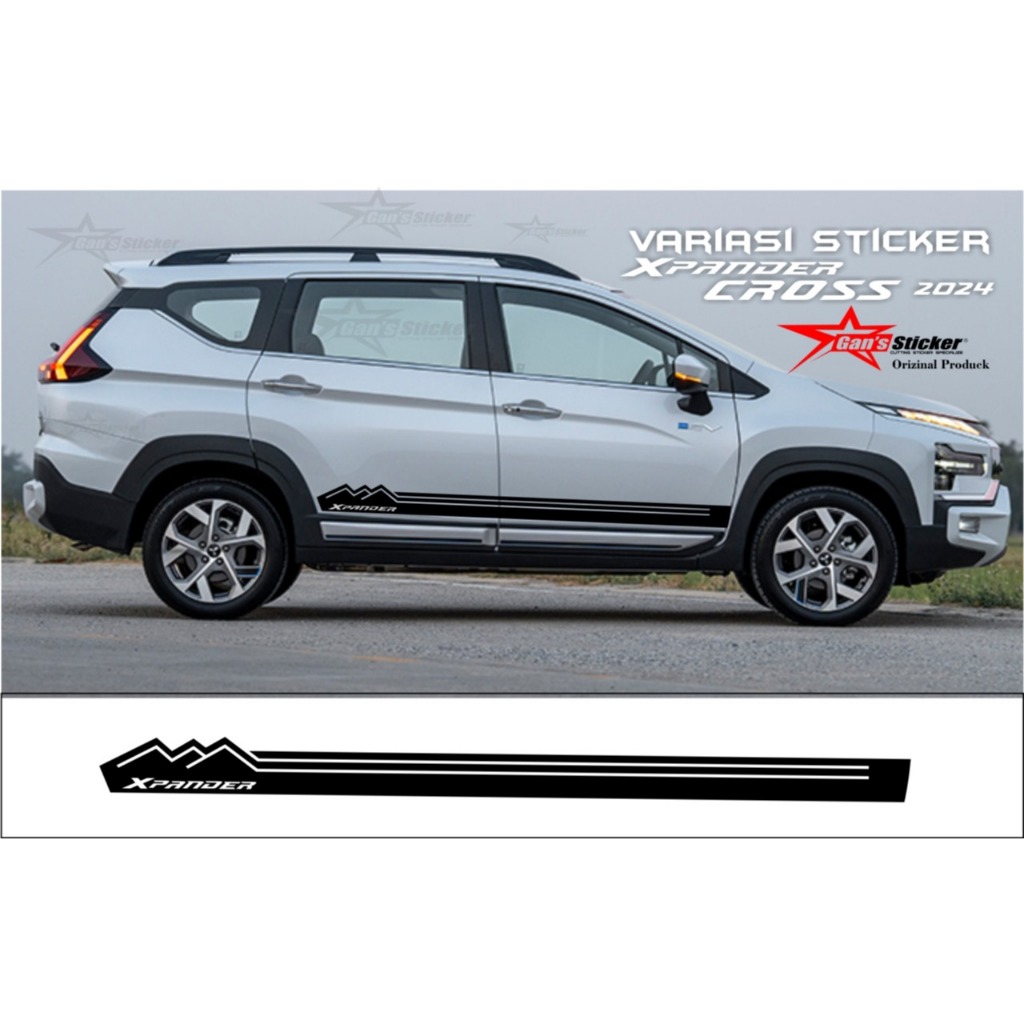 Variasi Sticker Pintu Mobil All New Mitsubishi Xpander Cross