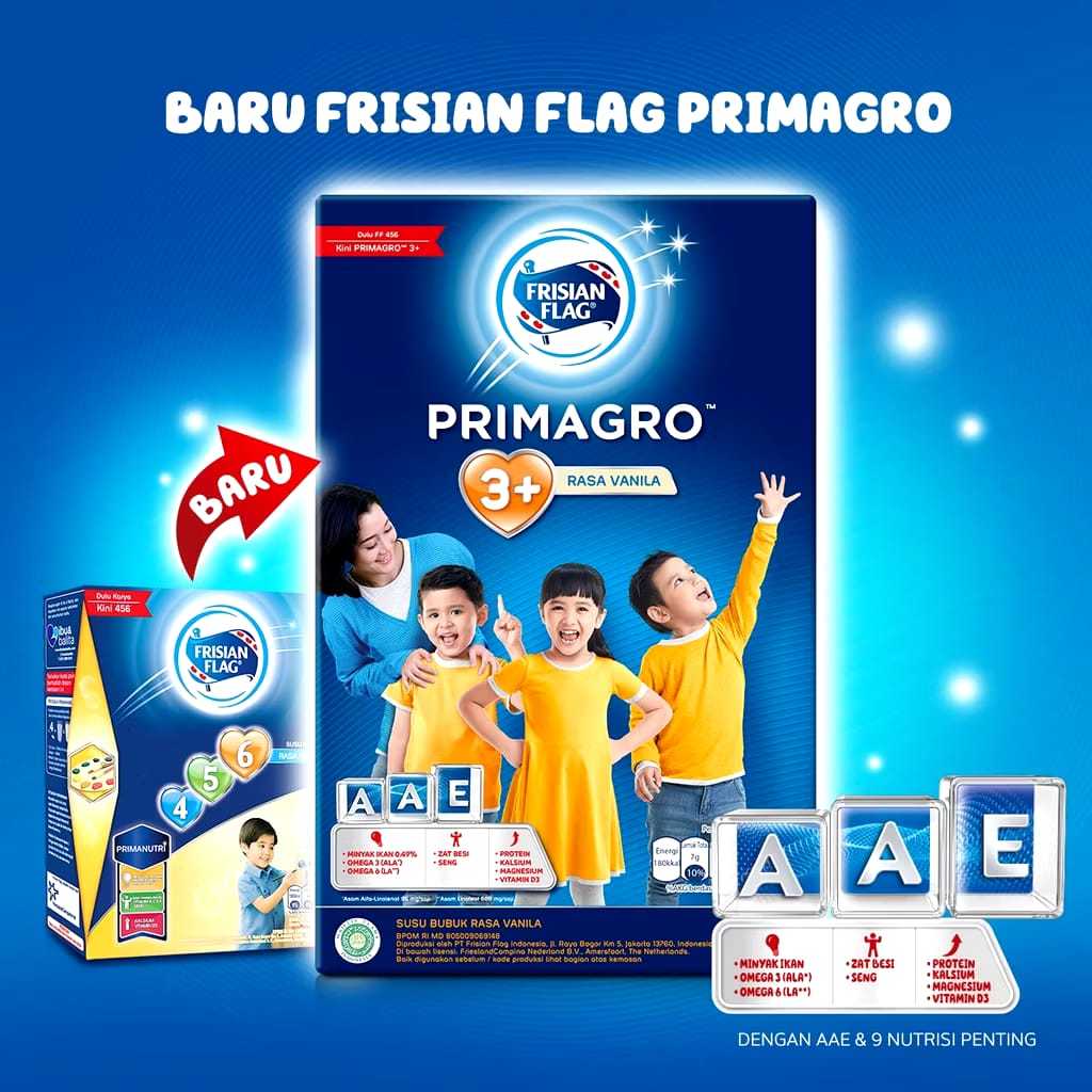 

FRISIAN FLAG PRIMAGRO 3+ VANILLA 750GR