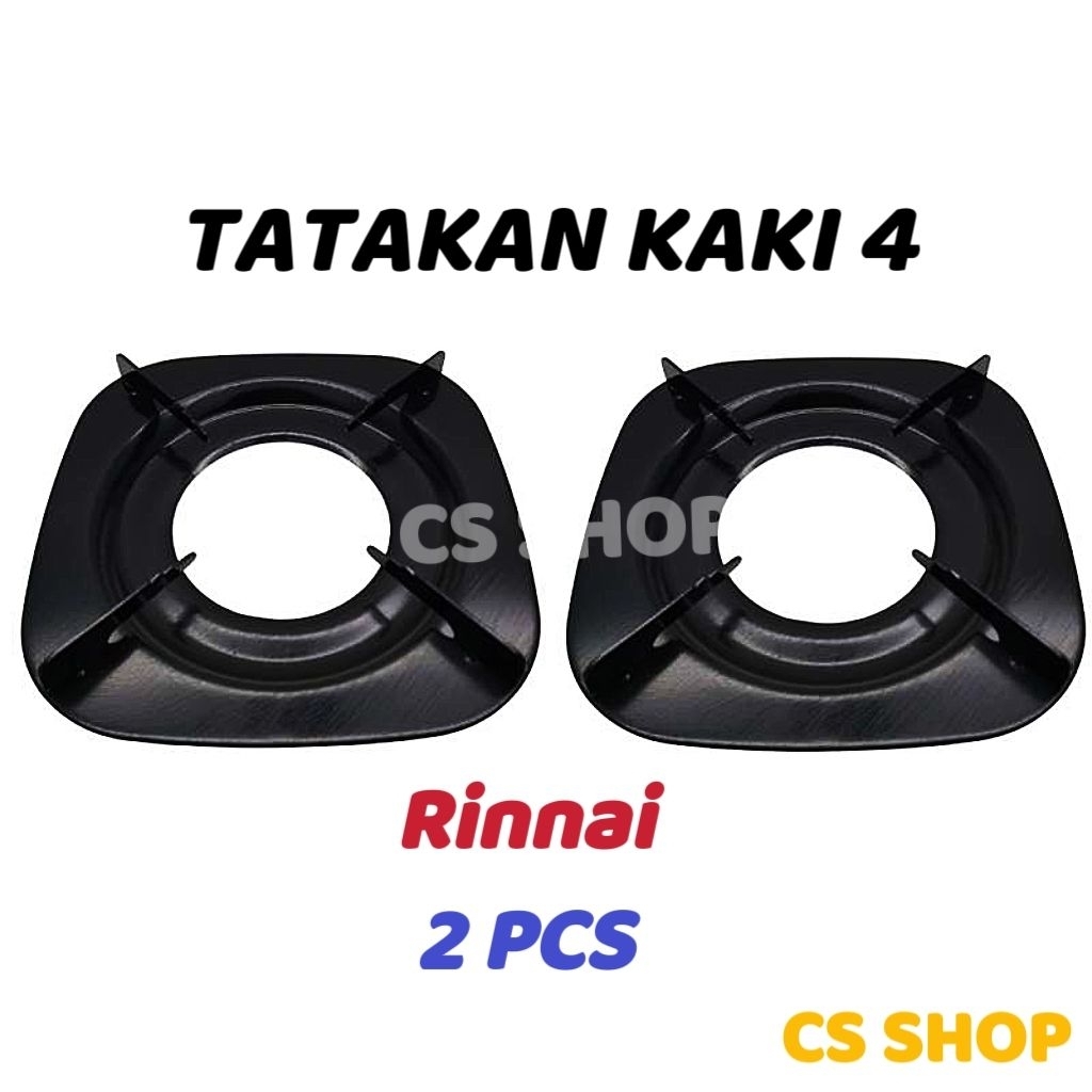 TATAKAN KOMPOR GAS RINNAI KAKI 4 2PCS/TUNGKU KOMPOR GAS RINNAI KAKI 4 TIPE RI 511C,522C,522E,602AG,6