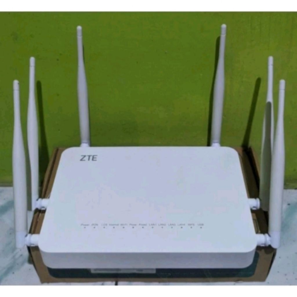 ONT GPON ZTE F670 Premium plus adaptor