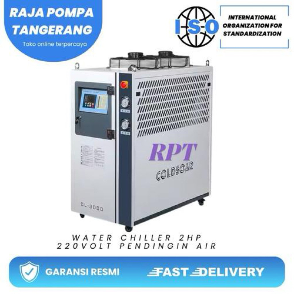 Water Chiller 2HP 220Volt Pendingin Air