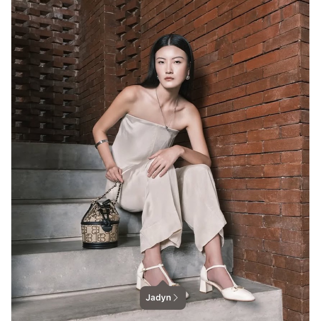 EVERBEST EMIKA,MARDI SLINGBAG MOTIF EB BAHAN LEATHER